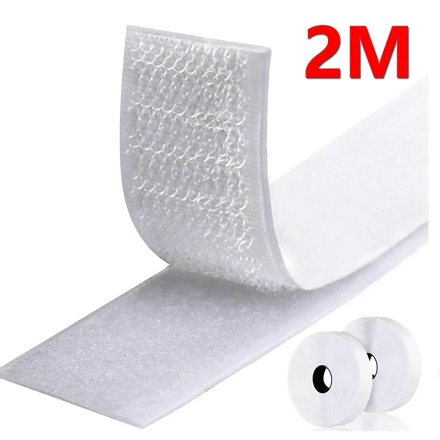 2M Strong Self Adhesive Hook and Loop Fastener Tape Double Side Adhesive Tape velcrooes Tape 20/25/30/50MM