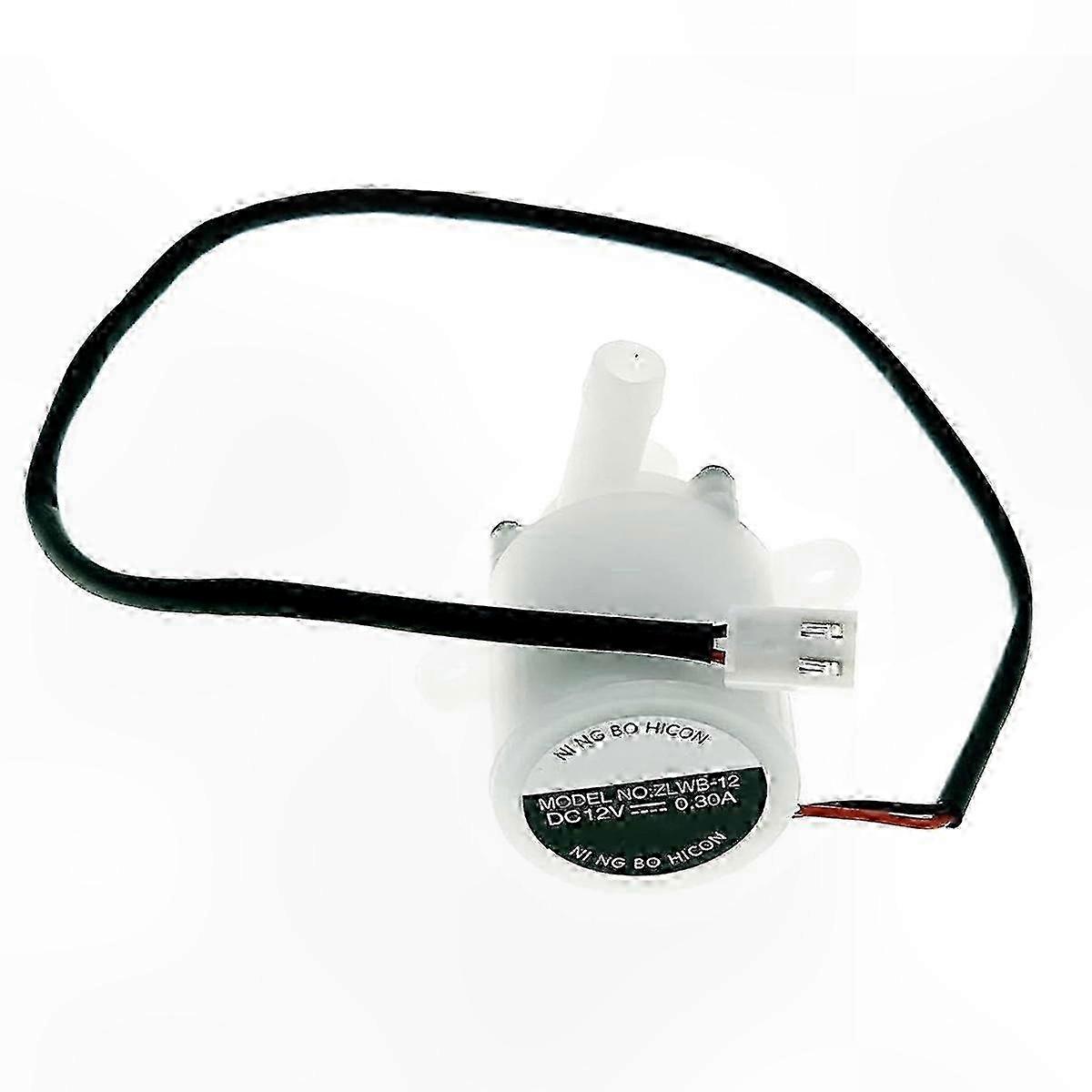 Compact Ice Maker Water Pump for Home Use, Compatible with Various Ice Machines, Durable and Efficient White Model SZRH A-V