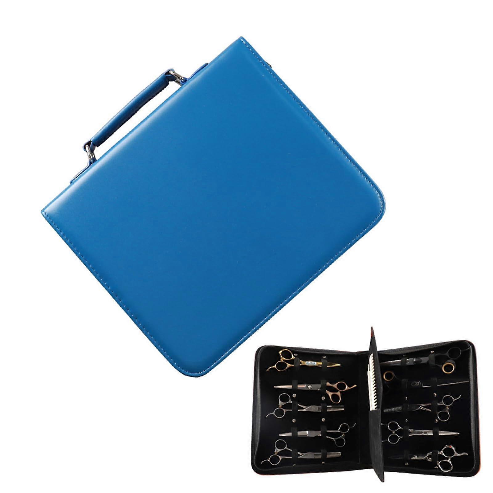 Hairdressing Scissors Case with Organized Tool Slots for Barber and Pet Grooming Tools