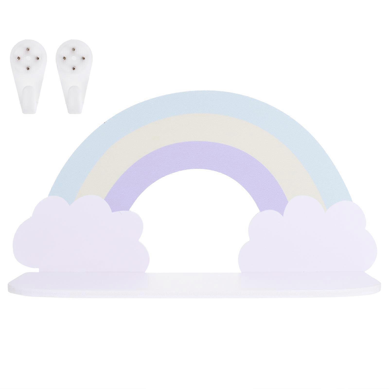 Colored Clouds Design Storage Organizer Wall Shelf for Home Use 1Pcs