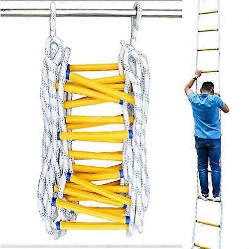 Emergency Fire Escape Ladder 10M FireResistant Rope for Quick Evacuation from Window or Balcony