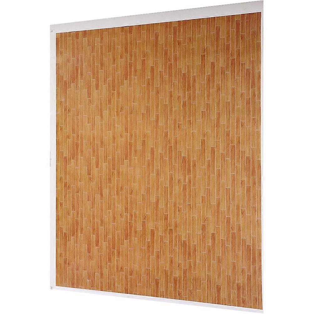 Mini House Flooring Paper Sheet for Decoration Chocolate Rustic Design