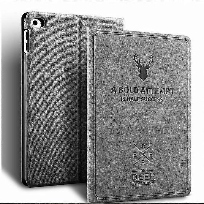 Deer Pattern PU Leather PC Stand Tablet Cover Shell for iPad Air 2