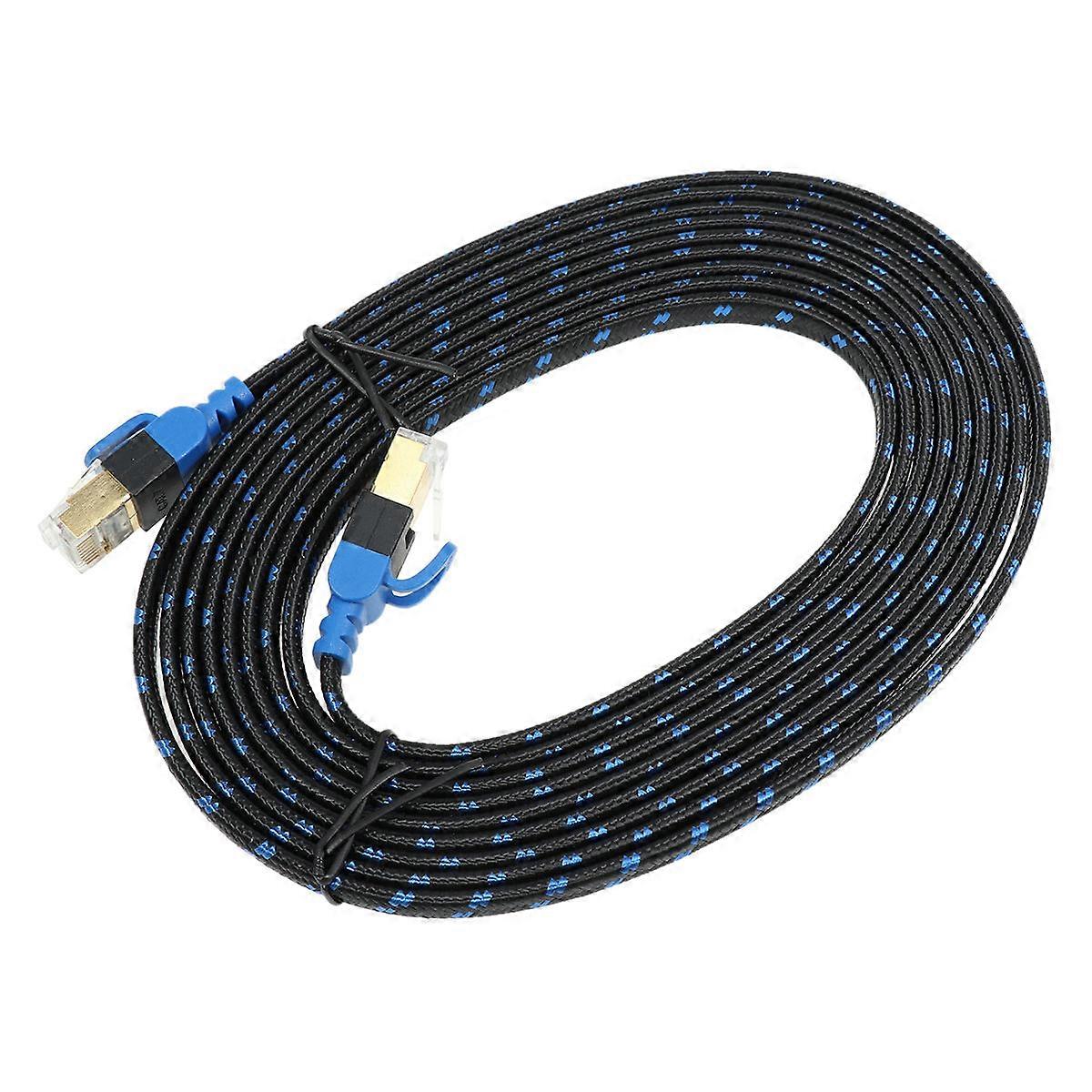 Adsl Cable Cat7 Network Cable Local Area Network 10 Speed 3m Black 1Pcs