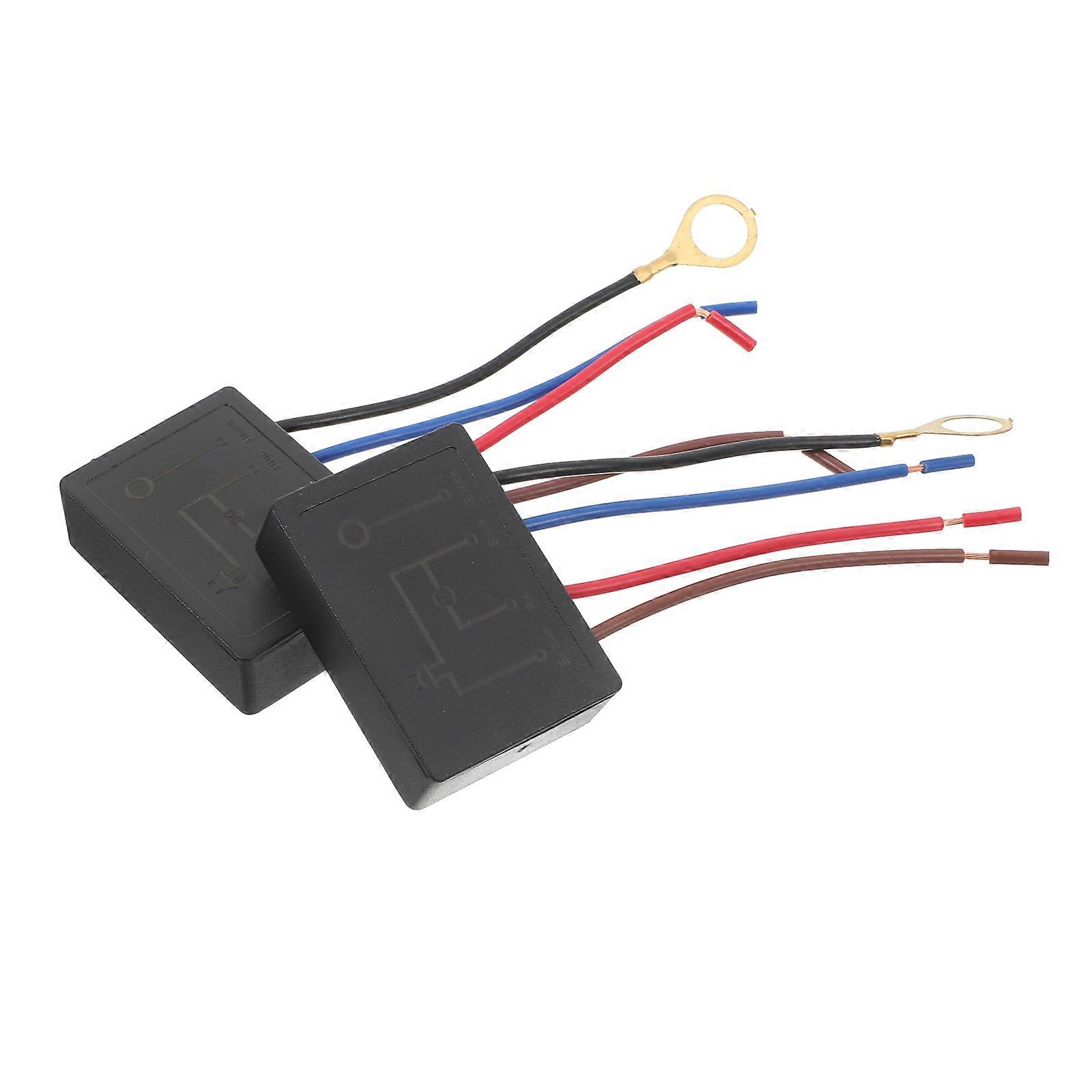 Touch Lamp Dimmer Control Module for Table Light 8Pcs Black