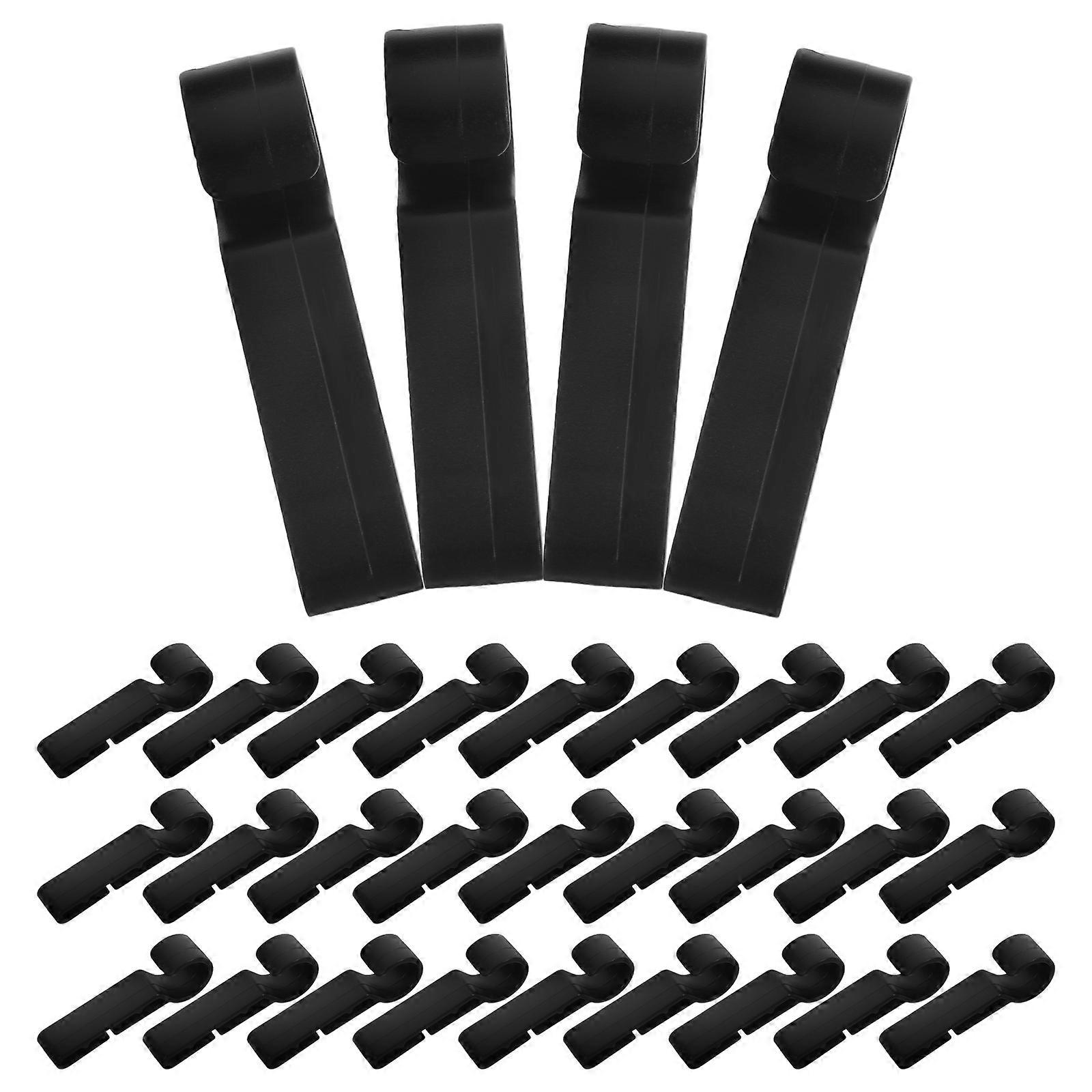 Hard Hat Light Clips Headlamp Accessory for Night Safety 500Pcs Plastic Clips