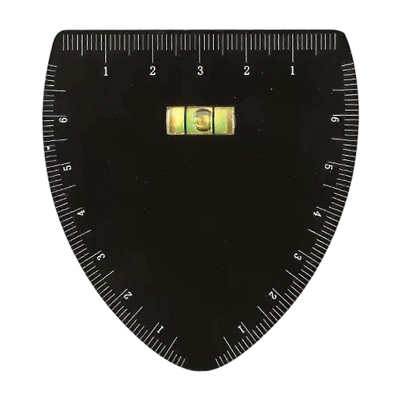 Eyebrow Mapping Ruler 2Pcs DoubleSided Reusable Alloy Brow Shaping Stencil for Microblading