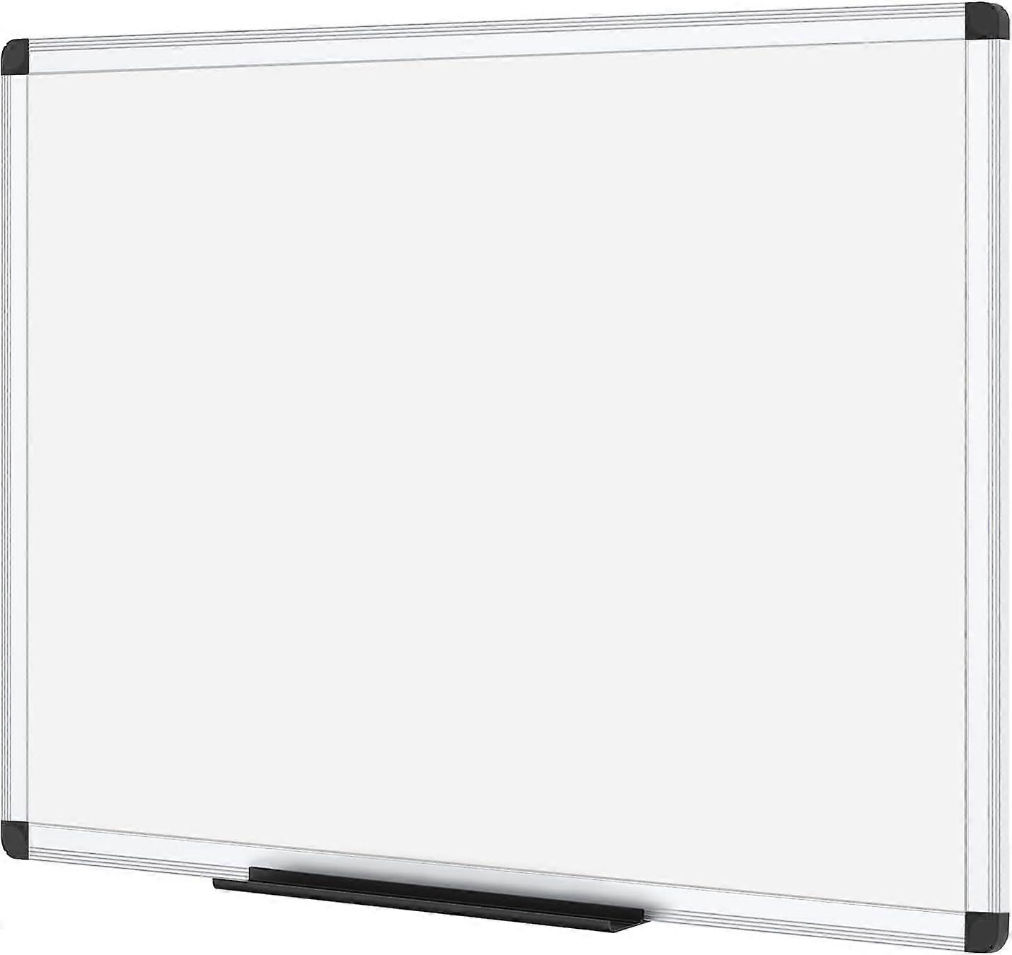 Magnetic Whiteboard Silver Aluminium Frame, W90xH60CM