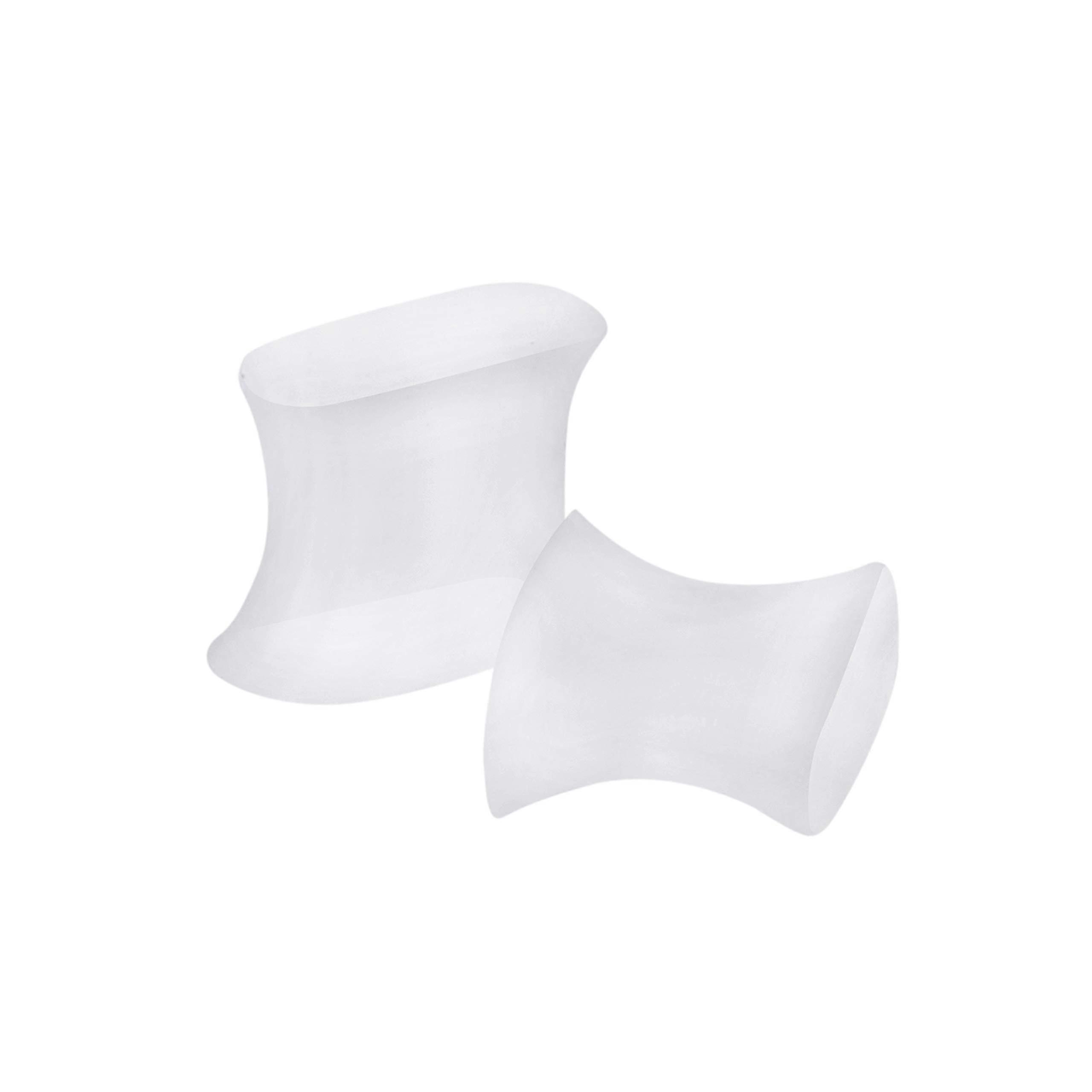 Toe Separators Medical Grade Silicone Toe Spacers for Alignment Support and Cushioning Pair