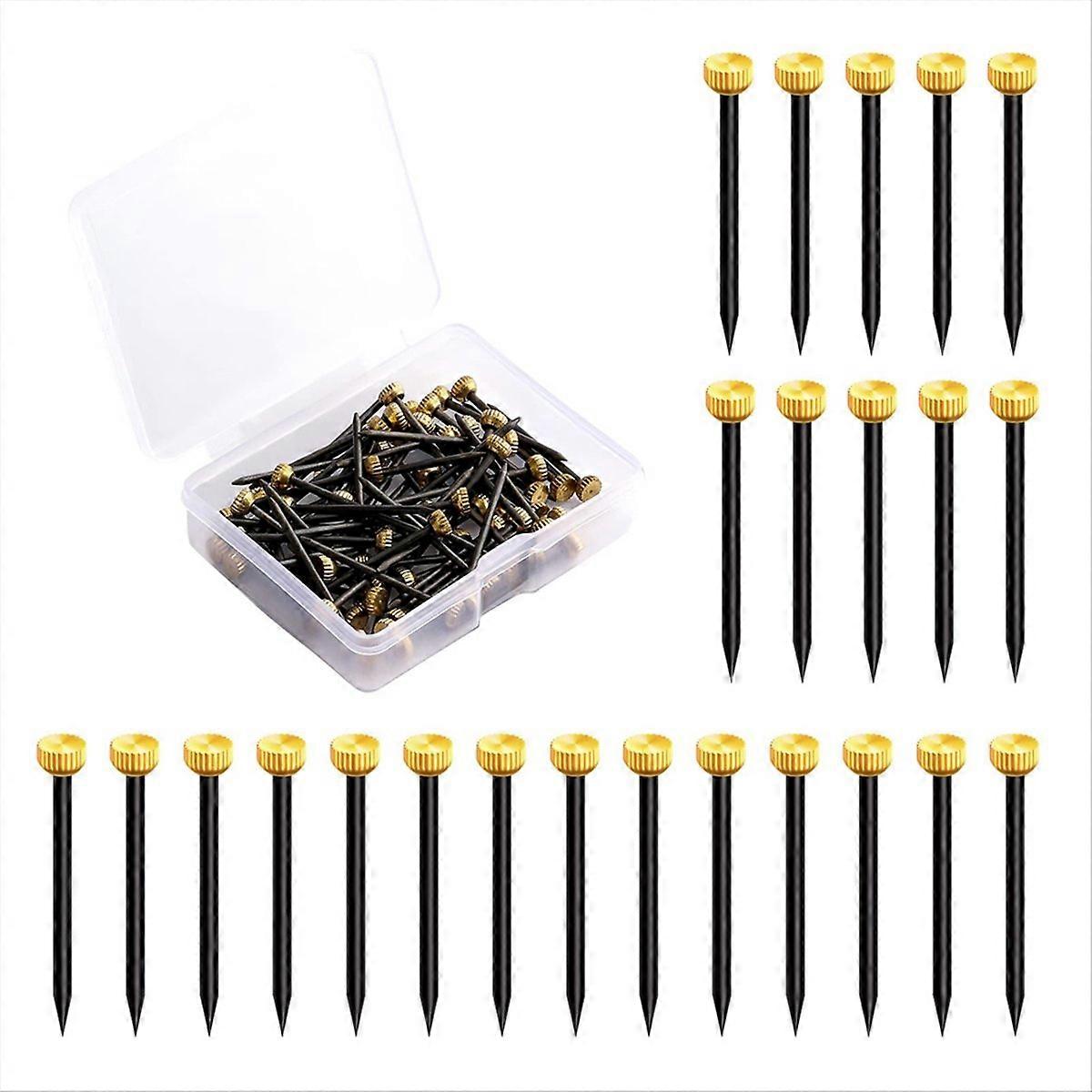 70 PCS Small Hanging Nails, Picture Nails Flat-Head Fasteners