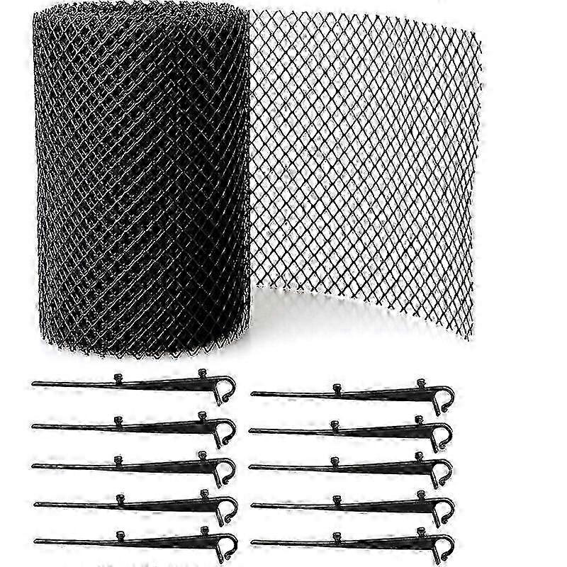2026 Suitable Gutter protection grid 6m*16CM with 15 clips