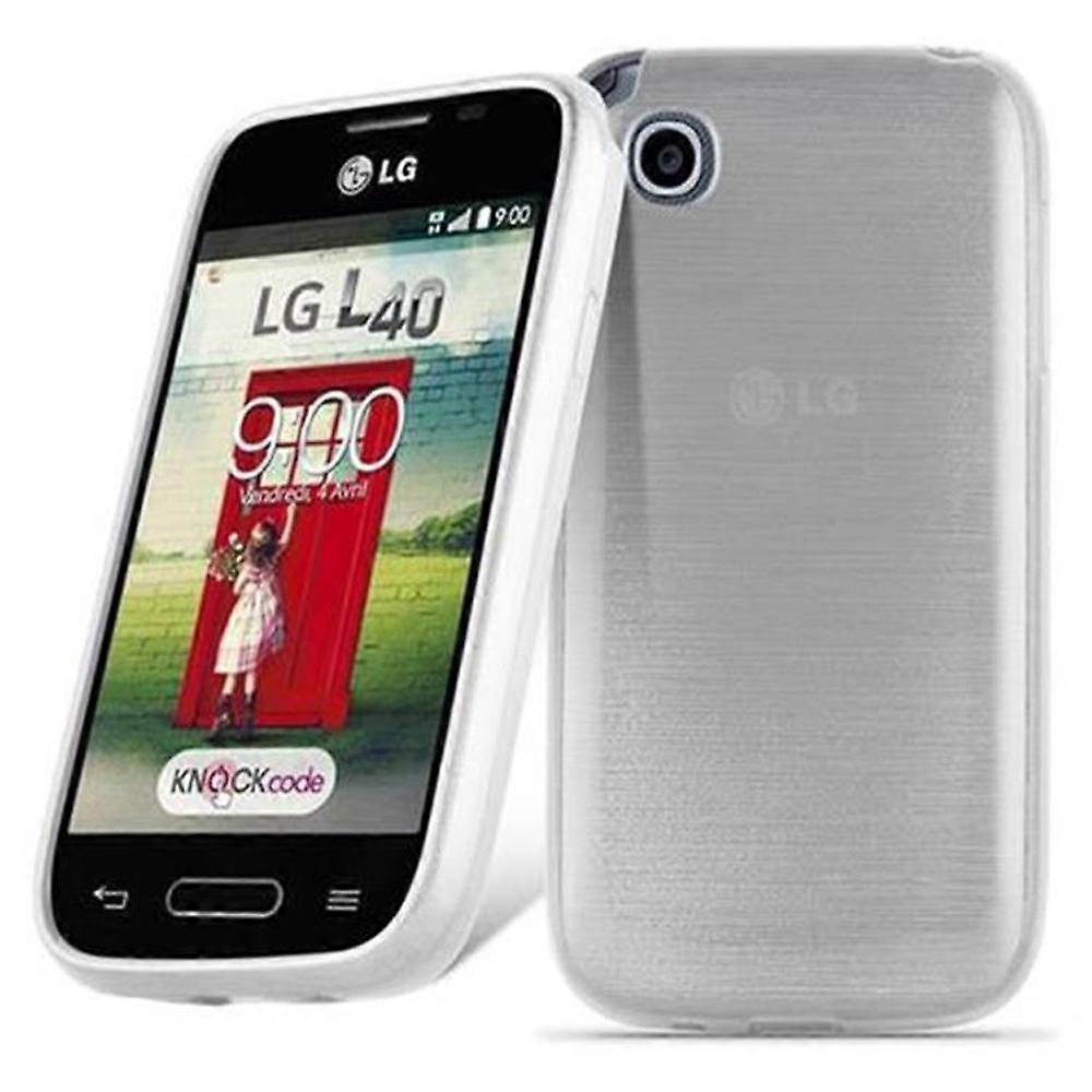 LG L40 Protective Case TPU Case - Brushed Design
