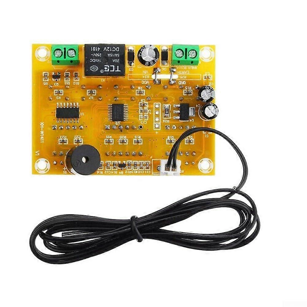 XHW1411 Digital Programmable Thermostat Temperature Controller 12V 220V Dual Voltage with Waterproof Probe for Heating and Cooling