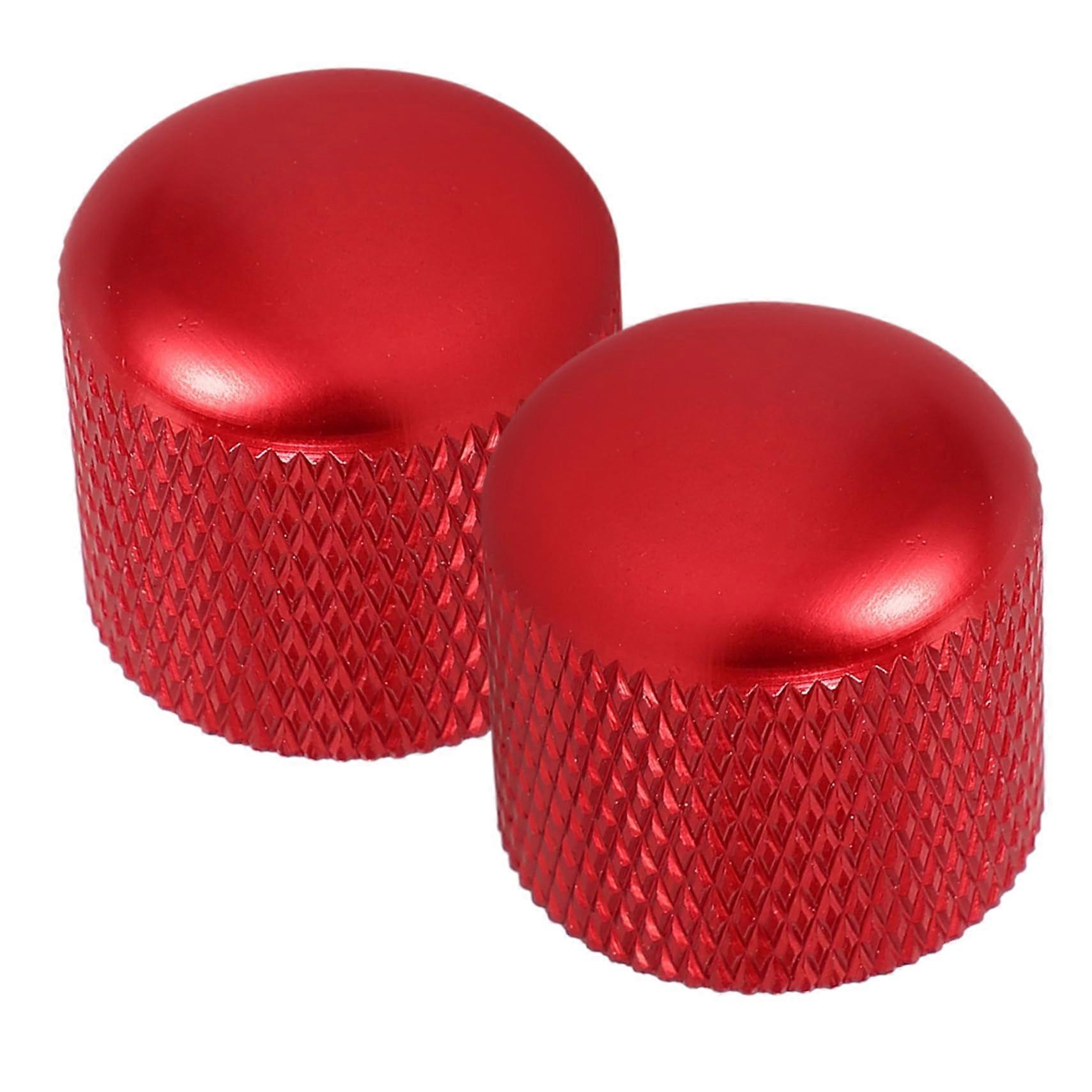 2pcs Electric Guitar Volume Knob Set for Bass, Durable Metal, Precise Control, Easy Install