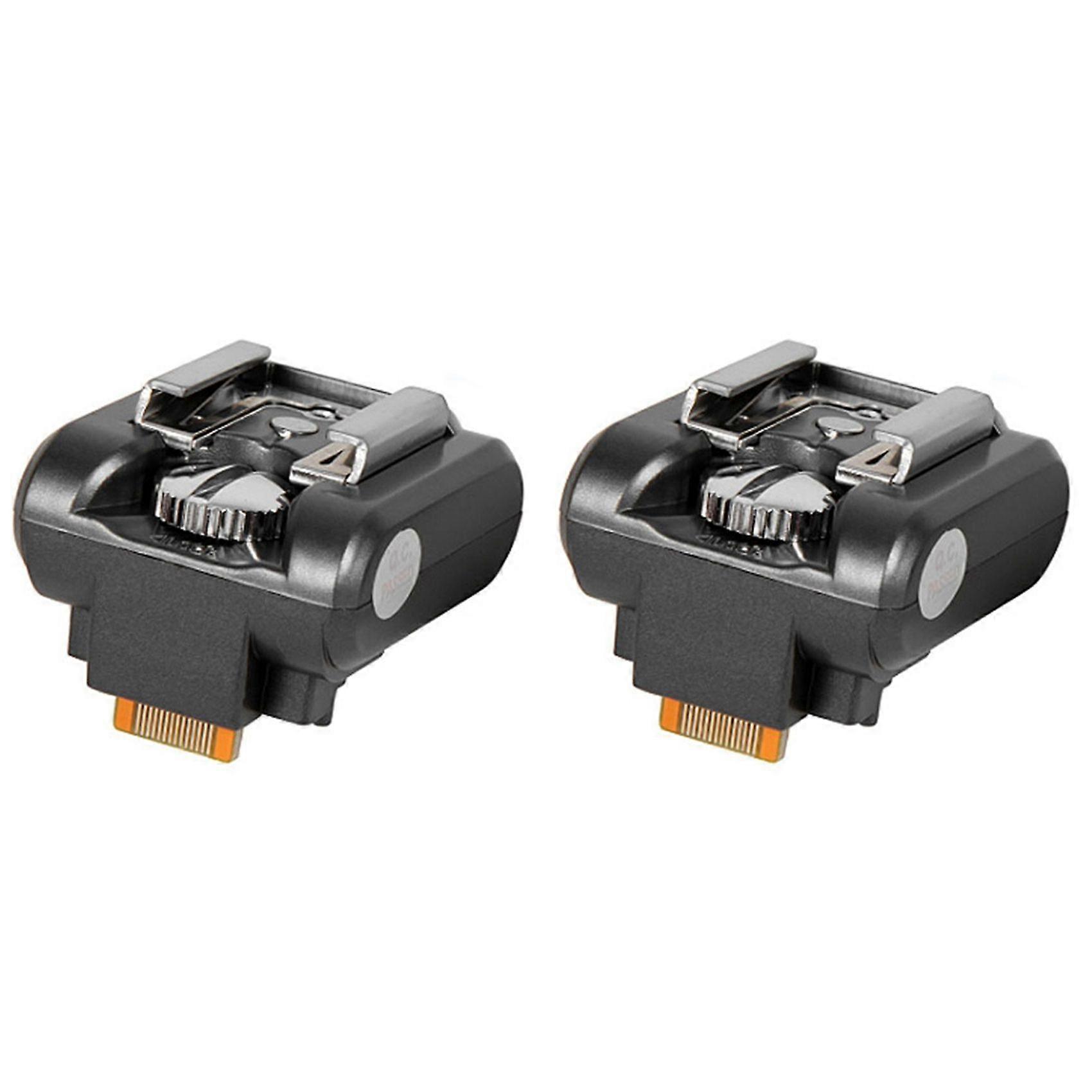 2X Flash Trigger Adapter Silver for NEX-3/C3/F3 NEX-5/5N/5R/5C/5T Camera Black