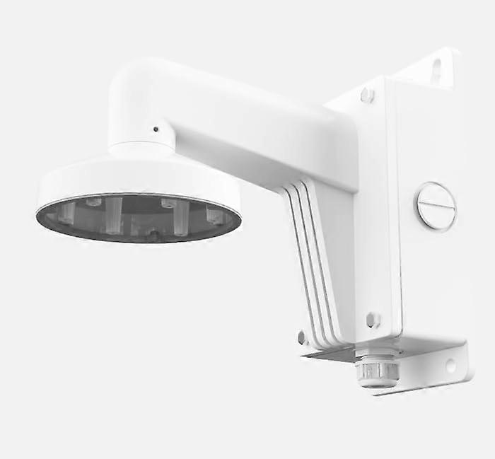 CCTV Wall Mount Bracket with Weatherproof Junction Box and Cable Management for Outdoor Security