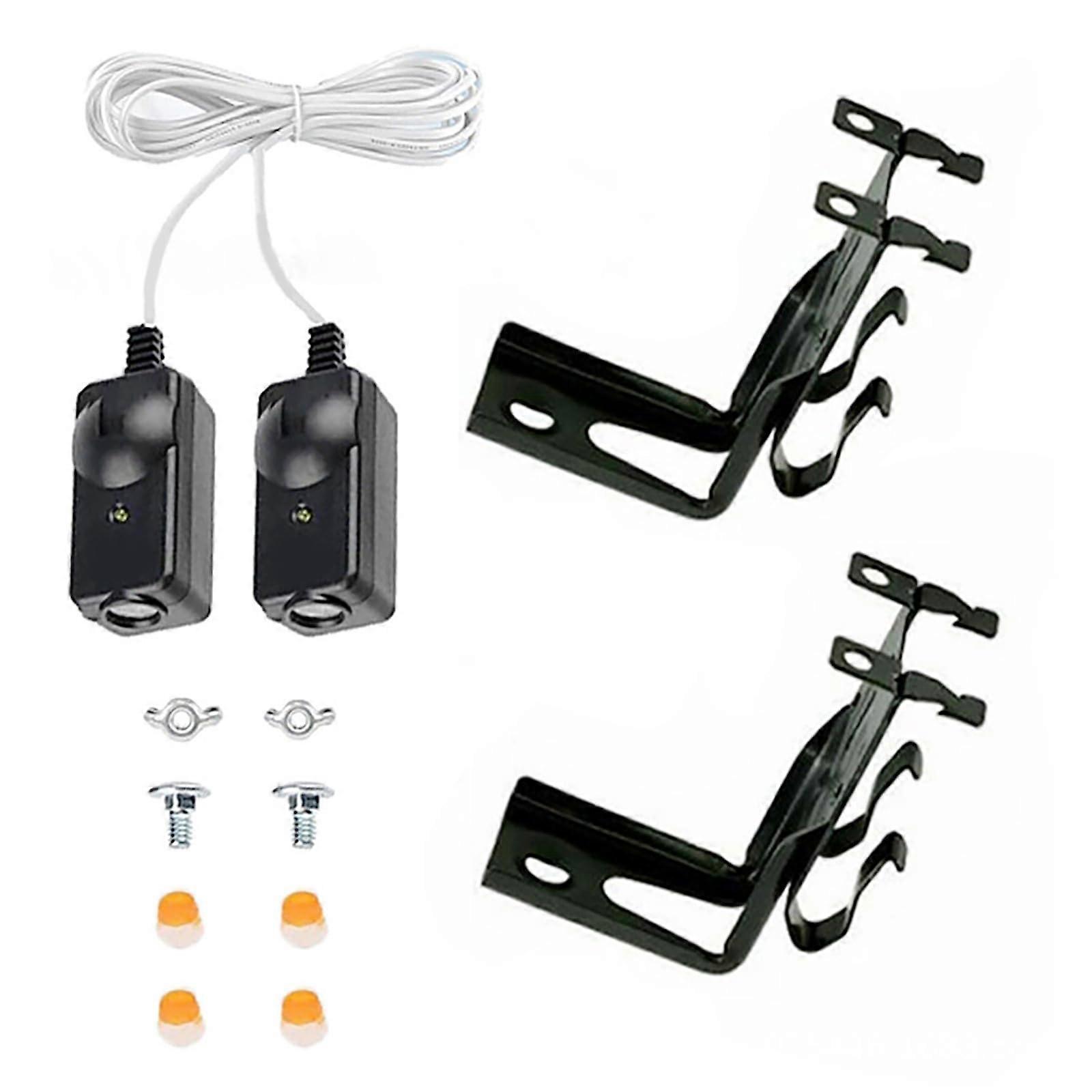 Garage Door Sensors Replacement 41A5034 with Brackets, Safety Sensor Set Compatible with Liftmaster