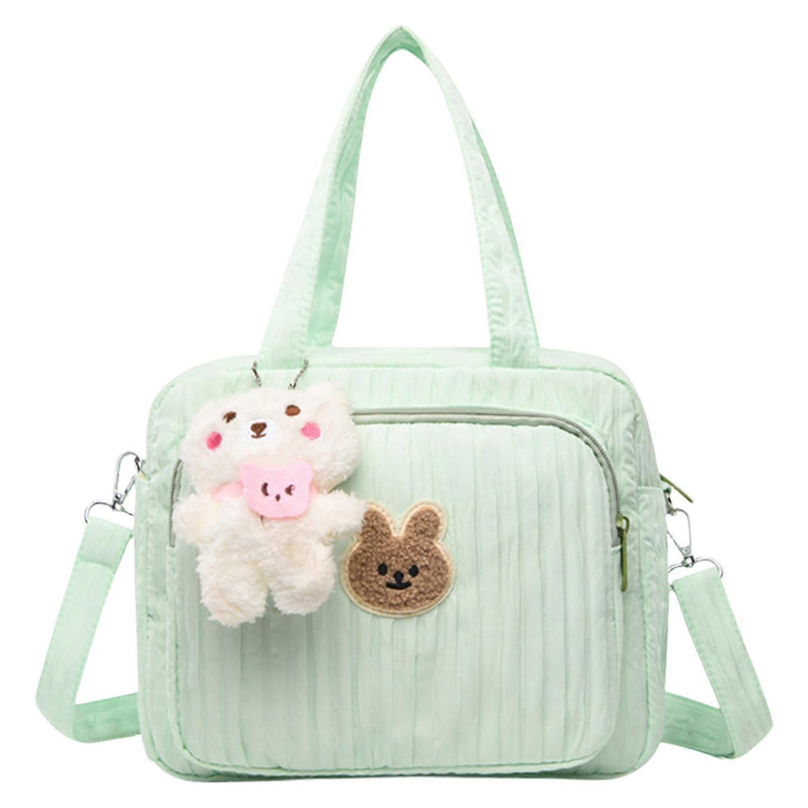 Large Capacity Diaper Bag Tote with MultiPocket Organization and Waterproof Easy Clean Fabric