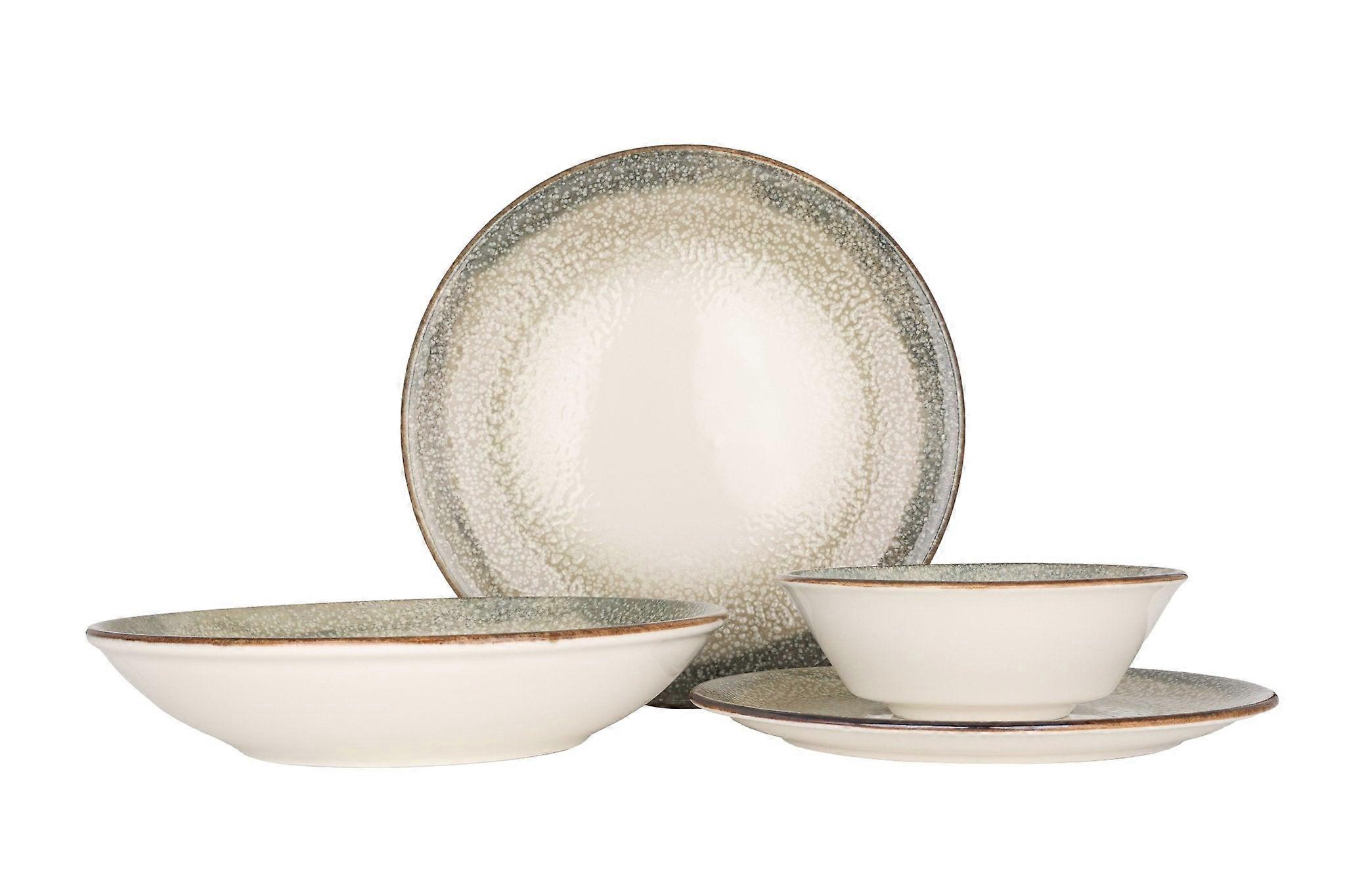 By Bone Dinnerware Set (Large) - Spazio - 24 pieces - 6 persons - Porcelain