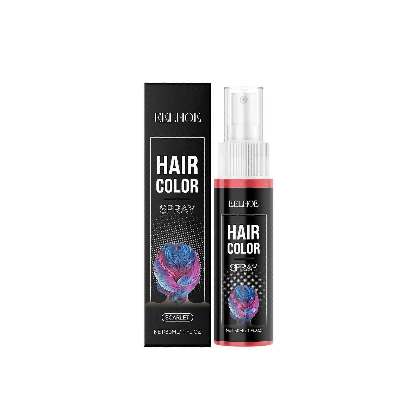 Eelhoe Red Temporary Hair Spray For Daily Styling Care