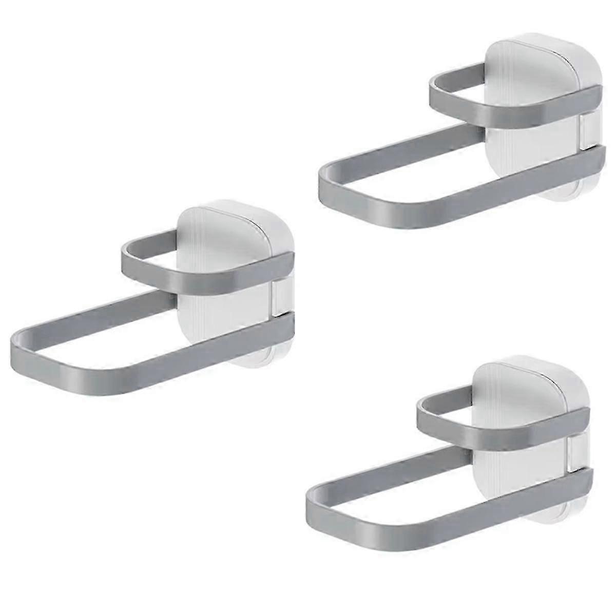 Multifunctional Clothes Hanger Storage Rack Punch-Free Wall-Mounted Double-Layer Foldable Clothes Rack Storage Rack A