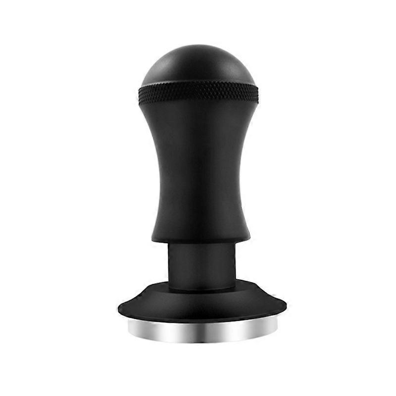 58Mm Espresso Tamper, Thread Bottom Black