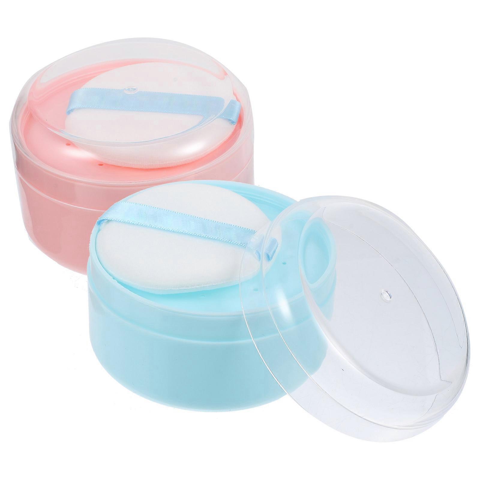 Puff Boxes for Storage Use 2Pcs Lightweight and Portable