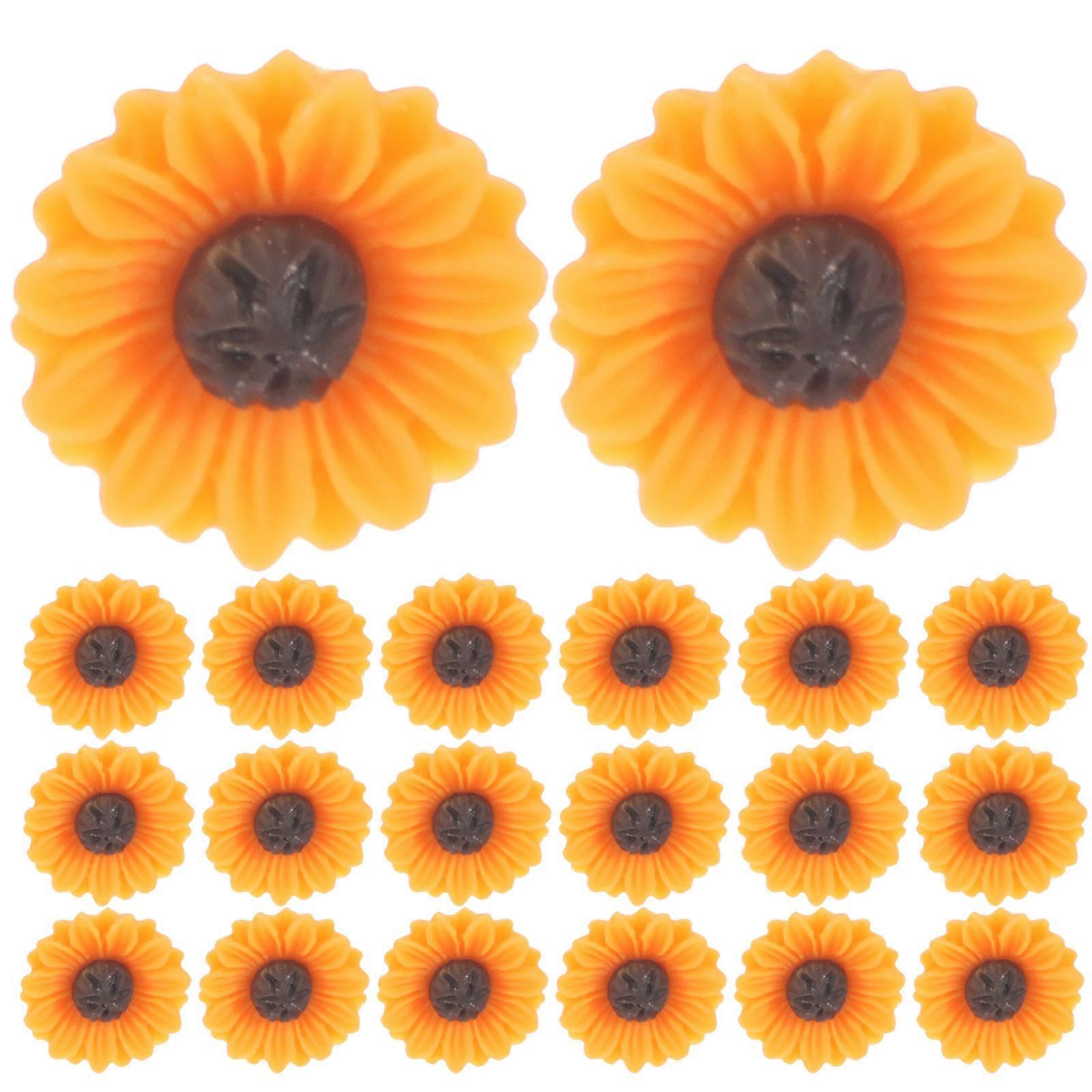 Household Sunflower Pushpins Thumb Tacks for Multi-Purpose Use 50Pcs