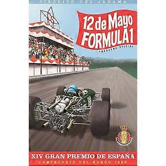 Jogo de quebra-cabeça F1 Ferrari Grande Prêmio da Espanha para adultos e crianças F085