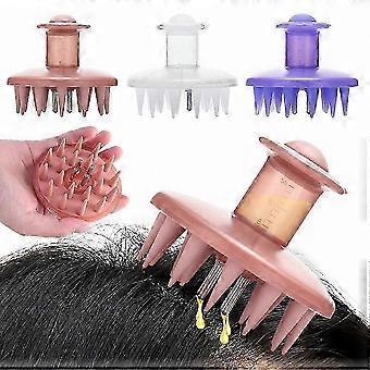 Scalp Massager with Dispenser for Hair Care, Dandruff Reduction and Relaxation, Suitable for Men and Women