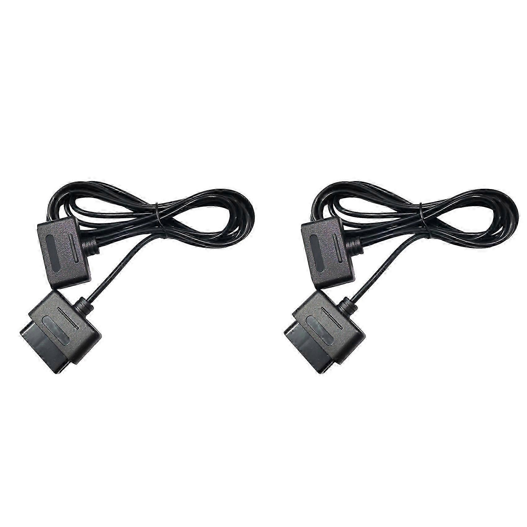 2X Gamepad Line Data Cable for Snes Game Console Extension Cable