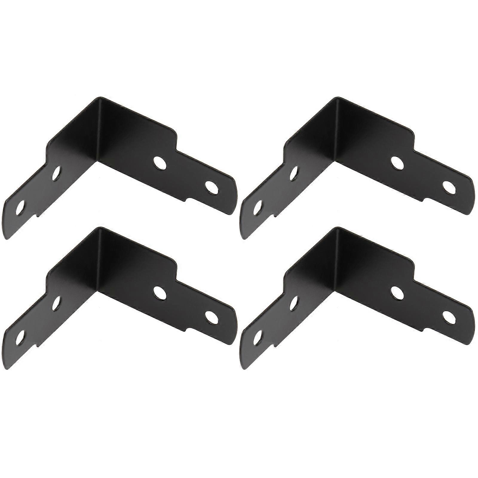 Antique Corner Protector Black Luggage Case Corner Bracket for 8Pcs