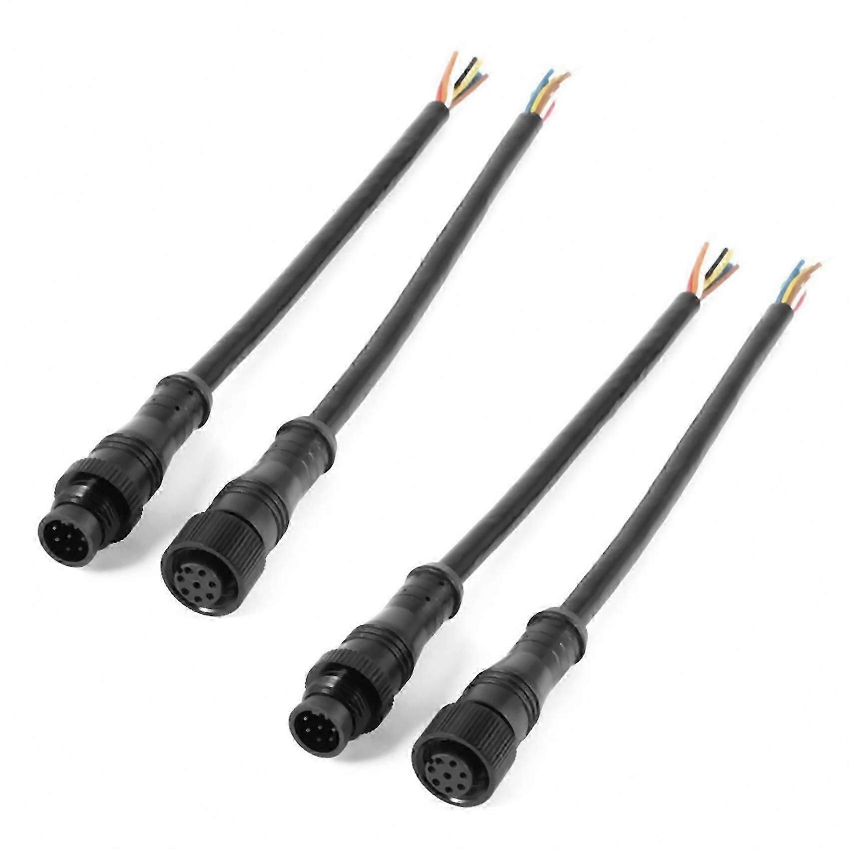 4X 8 Pin M/F Waterproof Connector Cable Plug
