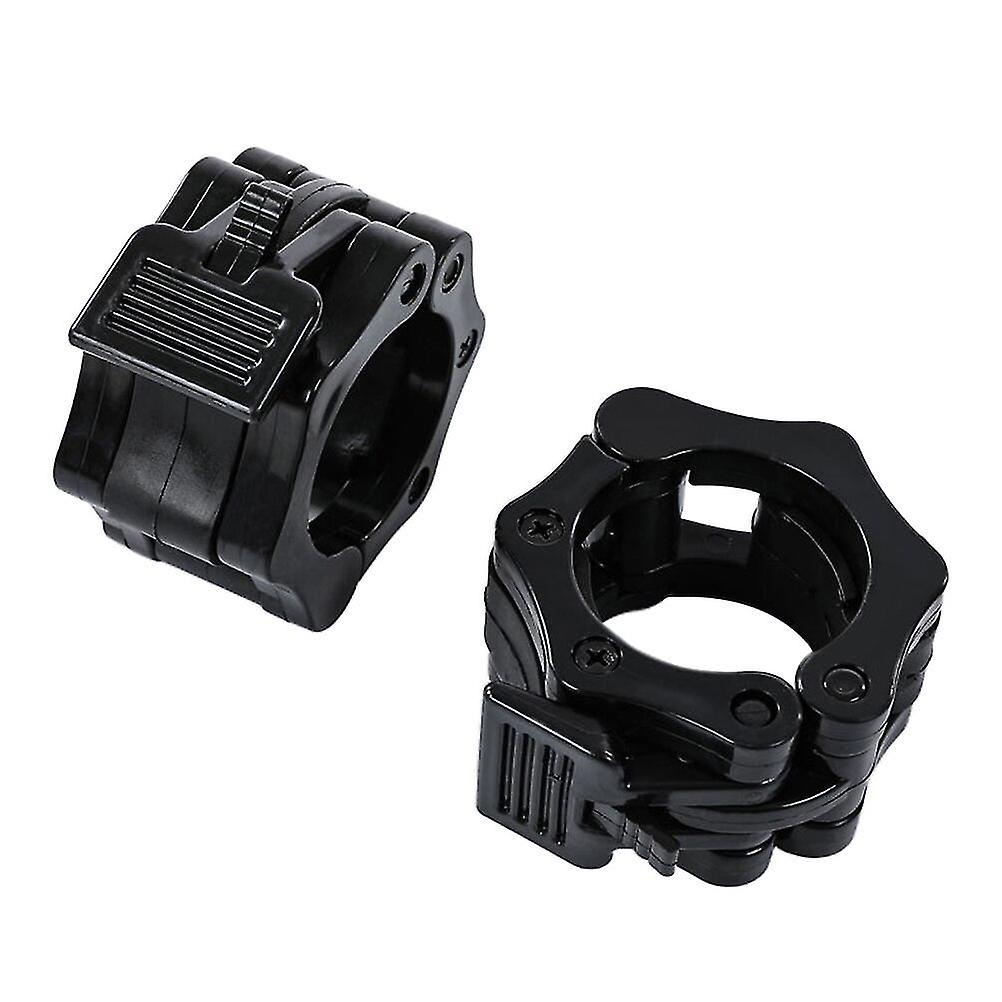 2pcs Dumbell Clamp Spinlock Collars Barbell Collar Lock Dumbell Clips Weight Lifting Bar Gym Dumbbell Fitness Body Building