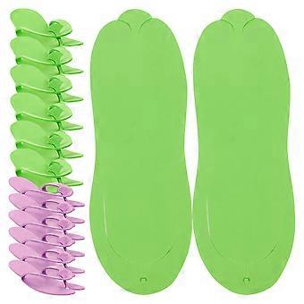 Eva wegwerpbare pedicureslippers voor spagebruik, verpakking van 20 paar