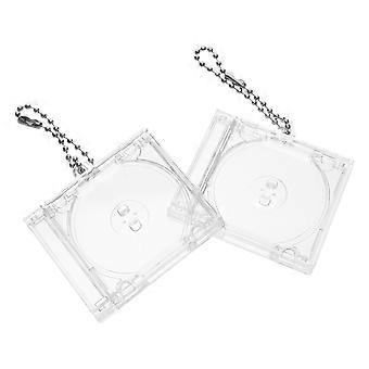 Mini-Album-CD-Box-Schlüsselanhänger aus Acryl für Fans – DIY-Dekoration, 2 Stück