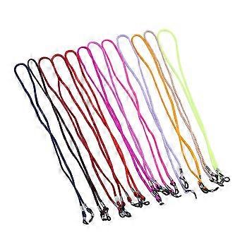 12Pcs Anti-Rutsch-Brillenschnüre Verdickte Brillenseile Verschleißfeste Brillenschnüre Brillenkette Mischfarbe
