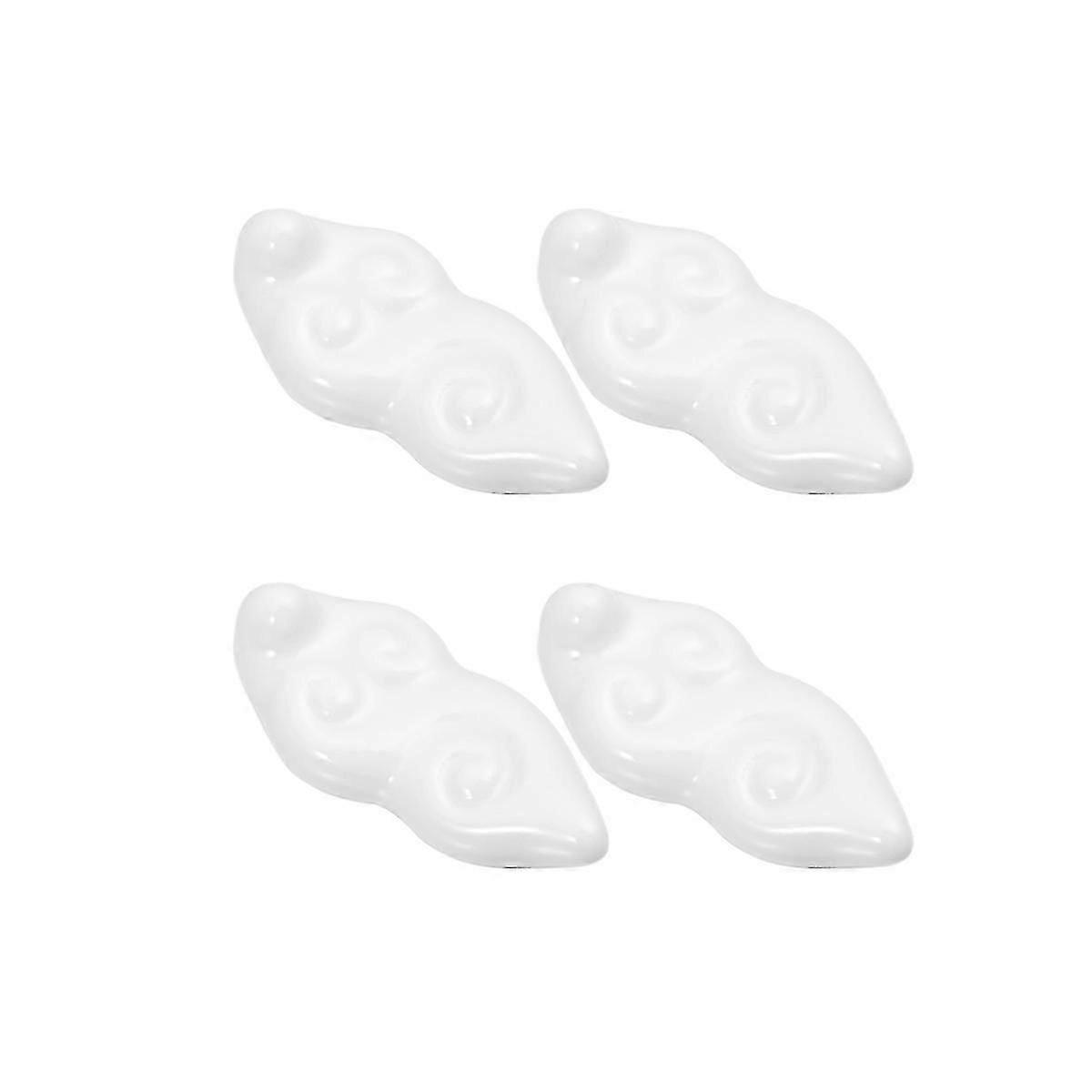 Chopsticks Rest compatible with Chopsticks Holder 6Pcs Ceramic Cloud Shape