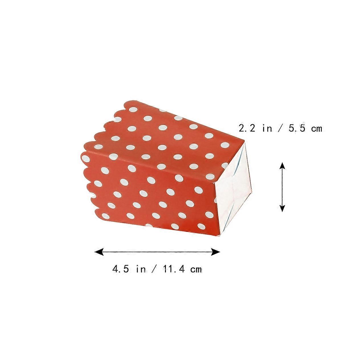 Popcorn Boxes Holder Containers for Party Use 24Pcs Design Paper