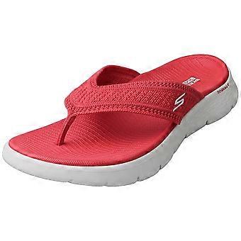 Skechers Go Walk Flex Womens Walking Sandals in Red