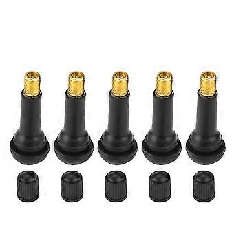 100 pcs Car Motorcycle Universal Replacement Snap in Tire Tyre Valve Stem   (TR414)