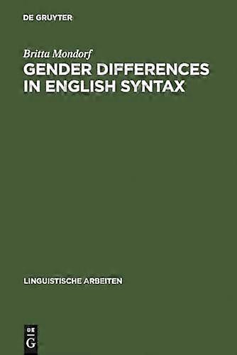 Gender Differences in English Syntax
