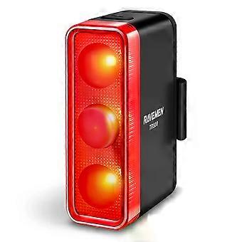 RAVEMEN TR500 Cykel Bakljus Cykel Bakljus Lampa Uppladdningsbar 1600mAh Auto På-Av 500 LED-lumen Blinkande Bromsdetektering