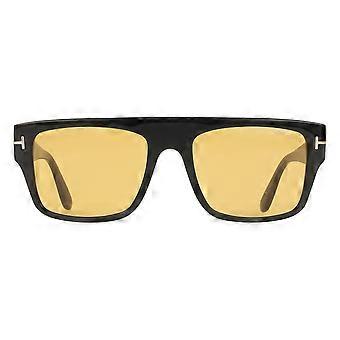 Tom Ford FT0907 DUNNING-02 01E Okulary przeciwsłoneczne męskie kwadratowe z pełną oprawką UV2 Original