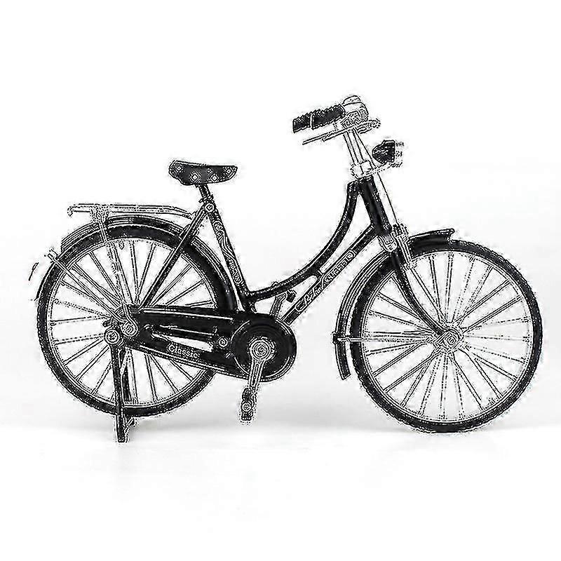 Modelo de bicicleta clássica em liga metálica na escala 1:10.