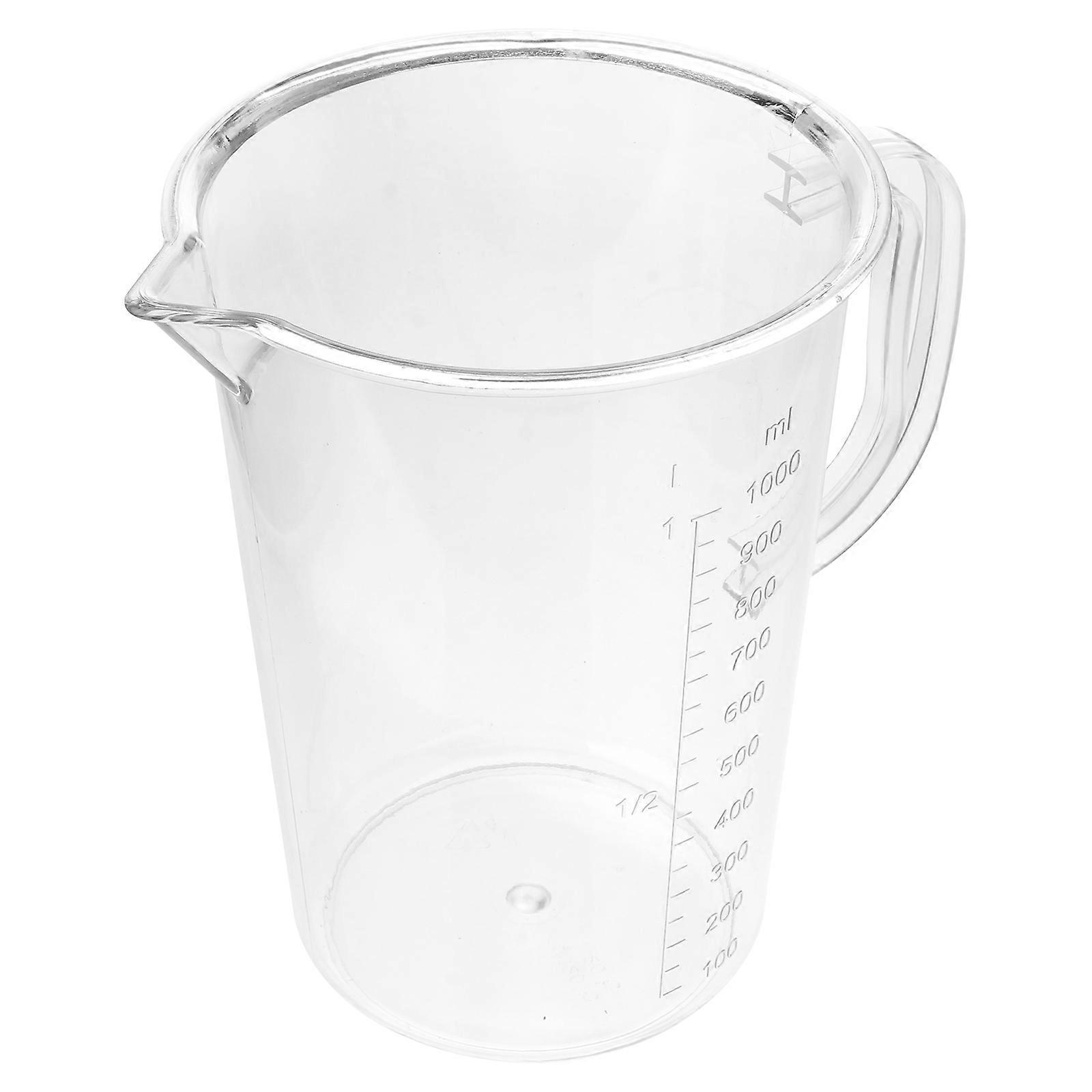 Plastic Measuring Jug for Kitchen Baking Use 1Pcs Practical Graduated Cup
