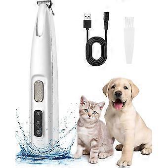 Hundklippare fr Hundtassar  Tyst och Effektiv Tasstrimmer med LED-lampa SH