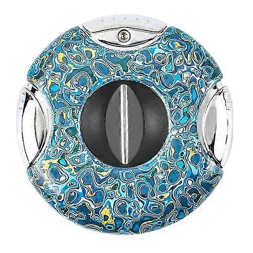 UFO Round Cigar Cutter with Sharp Durable Blade