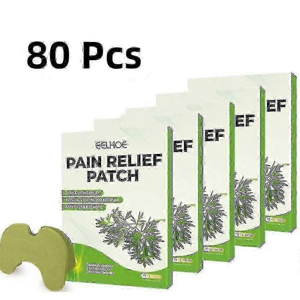 80pcs knee pain relieving patch wormwood