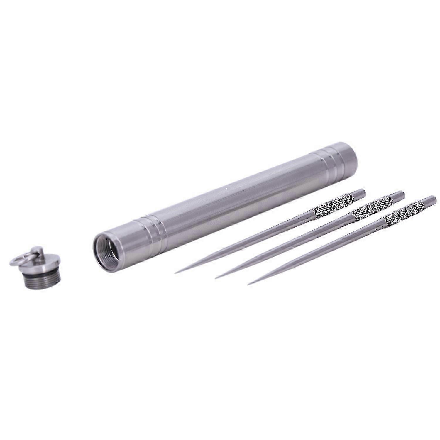 Titanium Alloy Toothpicks Storage + Reusable [Non-toxic]Toothpick